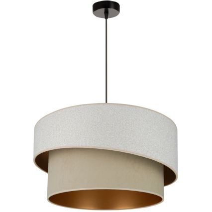Brilagi - Hanglamp aan een koord VEGAS SHINE 1xE27/15W/230V diameter 50 cm crème/beige
