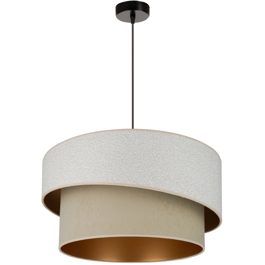 Brilagi - Hanglamp aan een koord VEGAS SHINE 1xE27/15W/230V diameter 50 cm crème/beige