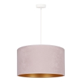 Brilagi - Hanglamp aan een koord VELVET 1xE27/40W/230V romig/goud