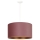 Brilagi - Hanglamp aan een koord VELVET 1xE27/40W/230V roze/gouden