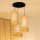 Brilagi - Hanglamp aan een koord WINNETOU TUBES 3xE27/15W/230V bruin/zwart