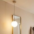 Brilagi - Hanglamp aan kabel 1xE27/60W/230V beige/goud