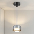 Brilagi - Hanglamp aan kabel AURA LUX 1xGX53/30W/230V zwart/rookglas