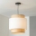 Brilagi - Hanglamp aan kabel CERIA 1xE27/40W/230V pr. 40 cm zwart/beige/wit