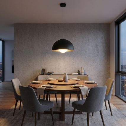 BRILAGI - Hanglamp aan kabel COSMO 1xE27/60W/230V Ø 30 cm zwart