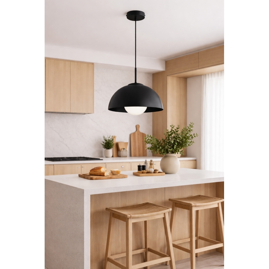 BRILAGI - Hanglamp aan kabel COSMO 1xE27/60W/230V Ø 30 cm zwart
