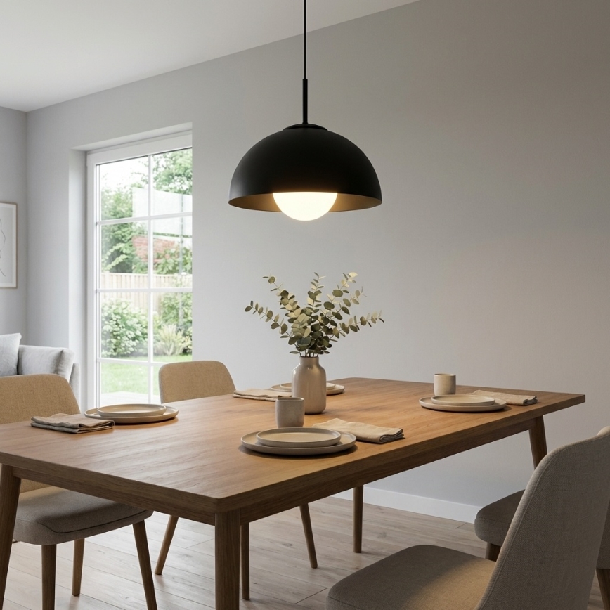 BRILAGI - Hanglamp aan kabel COSMO 1xE27/60W/230V Ø 30 cm zwart