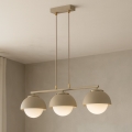 BRILAGI - Hanglamp aan kabel COSMO 3xE27/60W/230V beige/goud