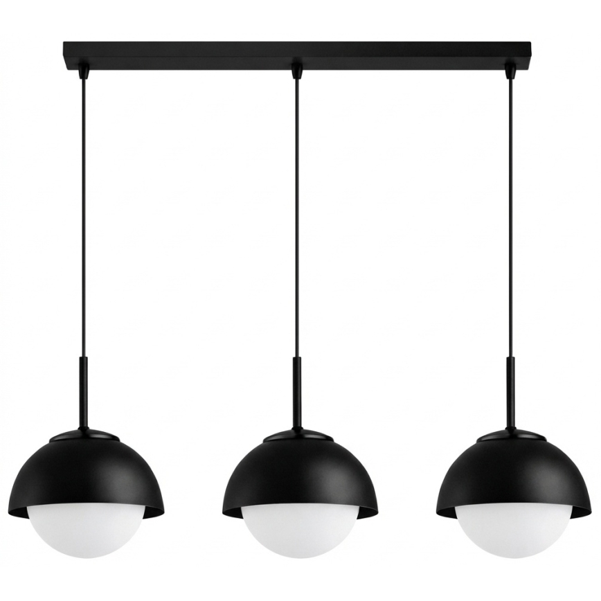 BRILAGI - Hanglamp aan kabel COSMO 3xE27/60W/230V zwart