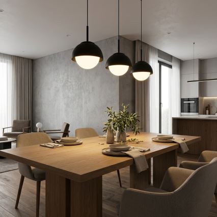 BRILAGI - Hanglamp aan kabel COSMO 3xE27/60W/230V zwart