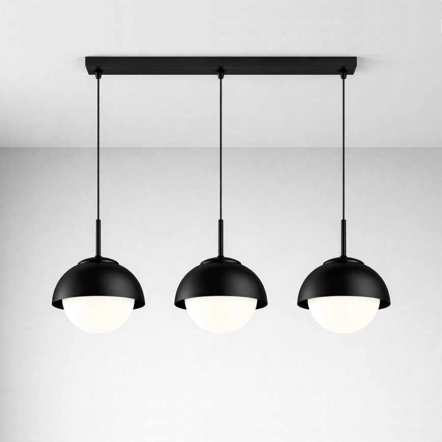BRILAGI - Hanglamp aan kabel COSMO 3xE27/60W/230V zwart