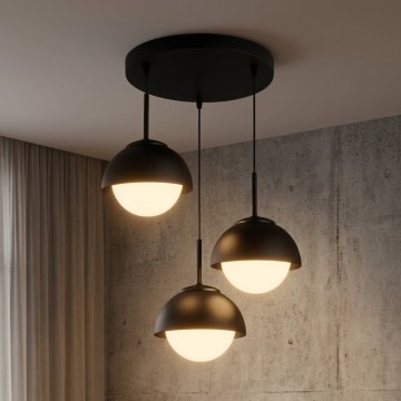 BRILAGI - Hanglamp aan kabel COSMO 3xE27/60W/230V zwart