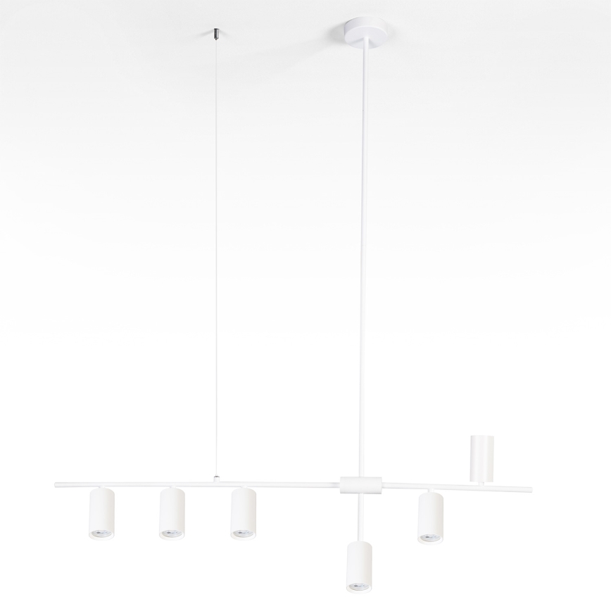 Brilagi - Hanglamp aan kabel CRANE 6xGU10/30W/230V wit