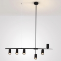 Brilagi - Hanglamp aan kabel CRANE 6xGU10/30W/230V zwart