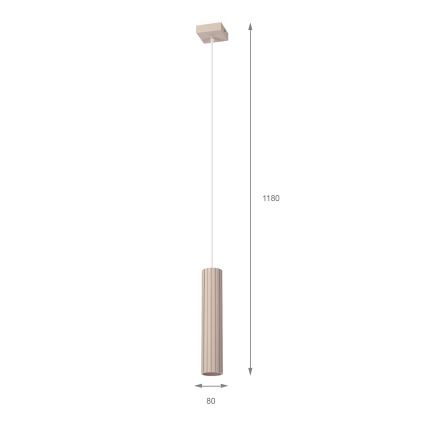 Brilagi - Hanglamp aan kabel CRISPINA 1xGU10/10W/230V beige
