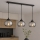 Brilagi - Hanglamp aan kabel DIOR 3xE27/60W/230V zwart/rookgrijs