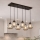 Brilagi - Hanglamp aan kabel DIOR 6xE27/60W/230V zwart/rookgrijs