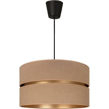Brilagi - Hanglamp aan kabel DUO-DUO 1xE27/60W/230V Ø 40 cm beige/goud