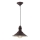 Brilagi - Hanglamp aan kabel FORGE 1xE27/60W/230V Ø 22 cm bruin