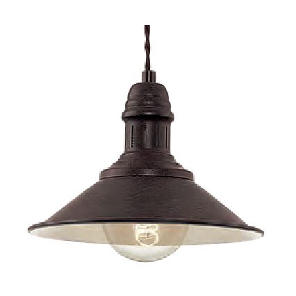 Brilagi - Hanglamp aan kabel FORGE 1xE27/60W/230V Ø 22 cm bruin