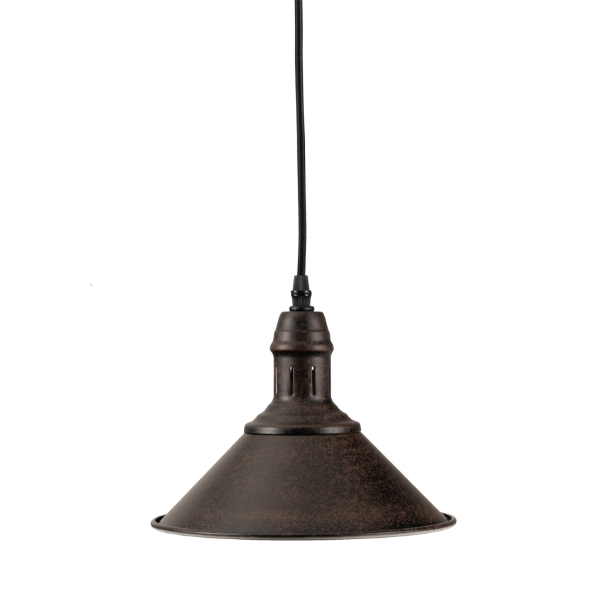 BRILAGI - Hanglamp aan kabel FORGE 1xE27/60W/230V Ø 22 cm bruin