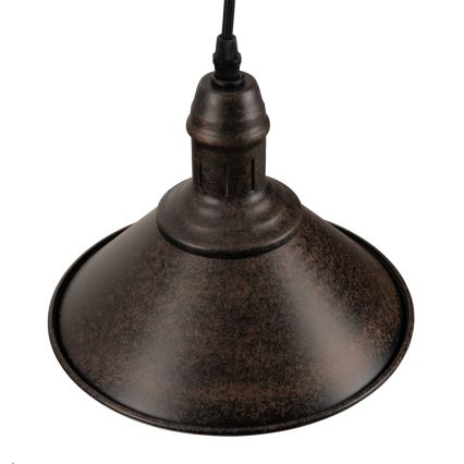 BRILAGI - Hanglamp aan kabel FORGE 1xE27/60W/230V Ø 22 cm bruin