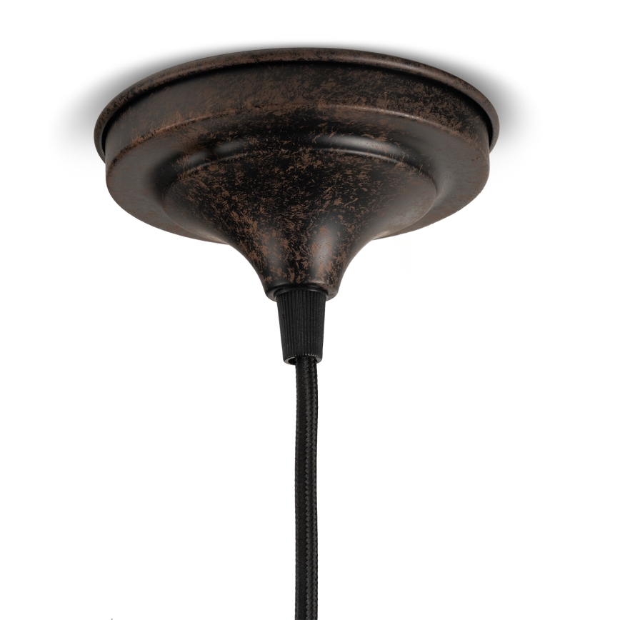 BRILAGI - Hanglamp aan kabel FORGE 1xE27/60W/230V Ø 22 cm bruin