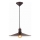 Brilagi - Hanglamp aan kabel FORGE 1xE27/60W/230V Ø 36 cm koper/patina