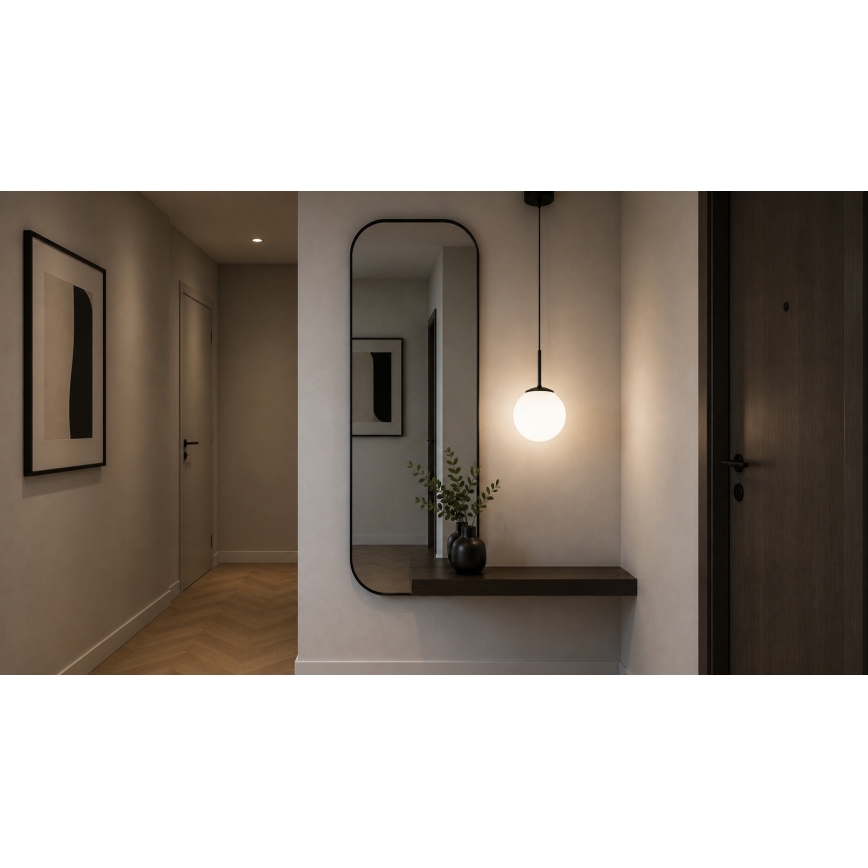 Brilagi - Hanglamp aan kabel MILO 1xE27/60W/230V zwart