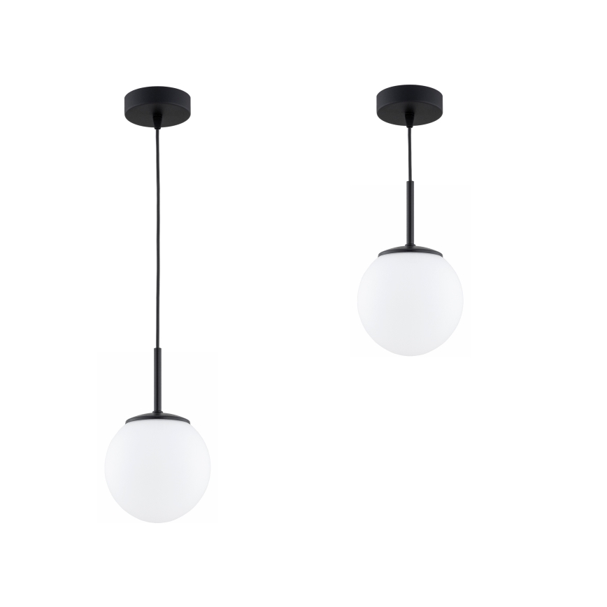 Brilagi - Hanglamp aan kabel MILO 1xE27/60W/230V zwart