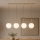 Brilagi - Hanglamp aan kabel MILO 4xE27/60W/230V beige/goud