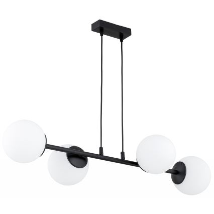 Brilagi - Hanglamp aan kabel MILO 4xE27/60W/230V zwart