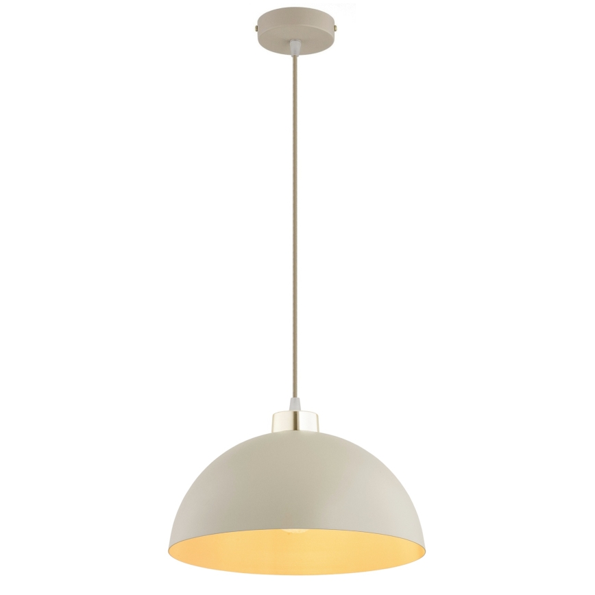 Brilagi - Hanglamp aan kabel MOON 1xE27/60W/230V Ø 30 cm beige/goud