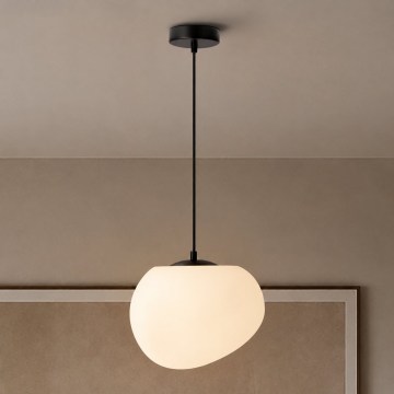 BRILAGI - Hanglamp aan kabel PEBBLES 1xE27/40W/230V Ø 25 cm zwart