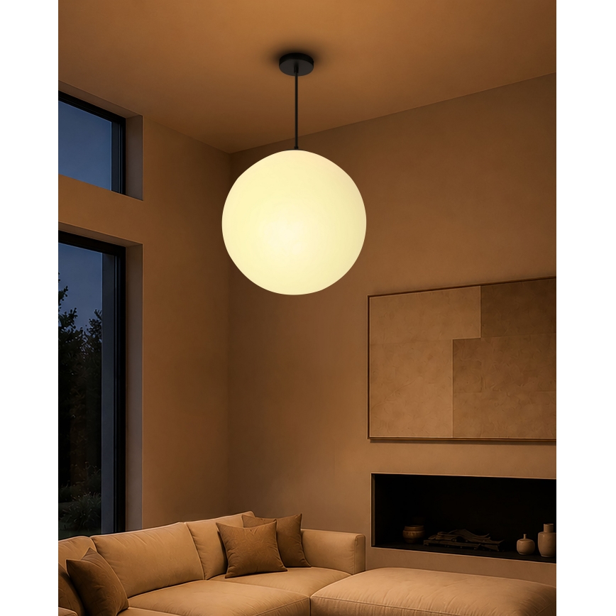 BRILAGI - Hanglamp aan kabel POLOS 1xE27/40W/230V Ø 40 cm zwart
