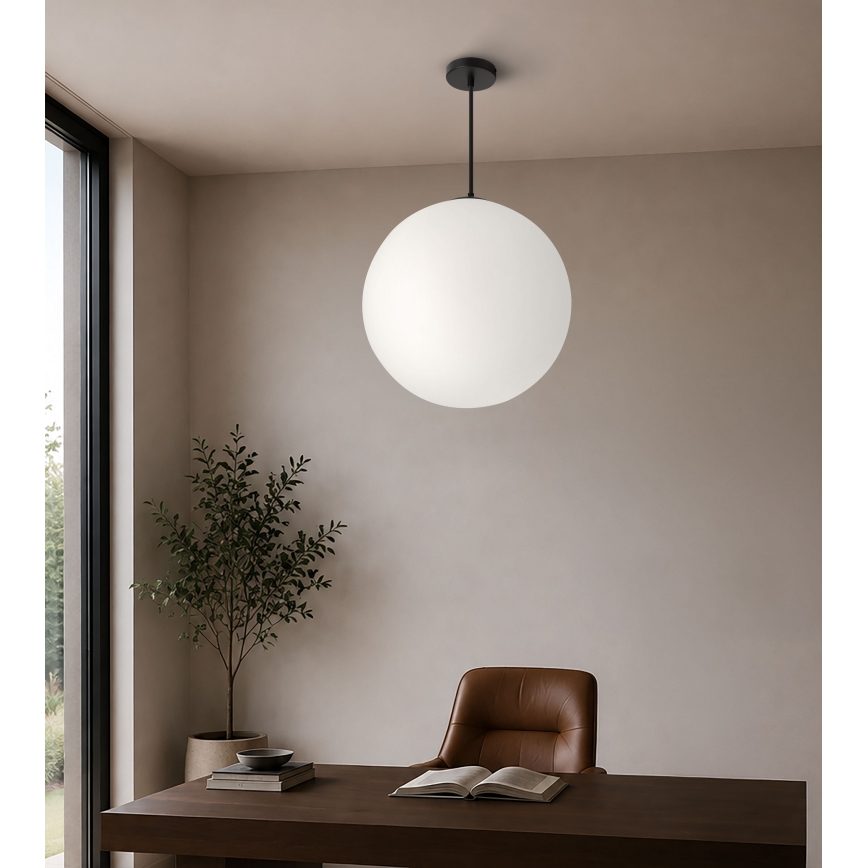 BRILAGI - Hanglamp aan kabel POLOS 1xE27/40W/230V Ø 40 cm zwart