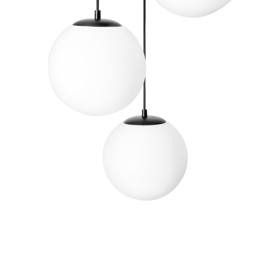 BRILAGI - Hanglamp aan kabel POLOS 3xE27/40W/230V Ø 42 cm zwart