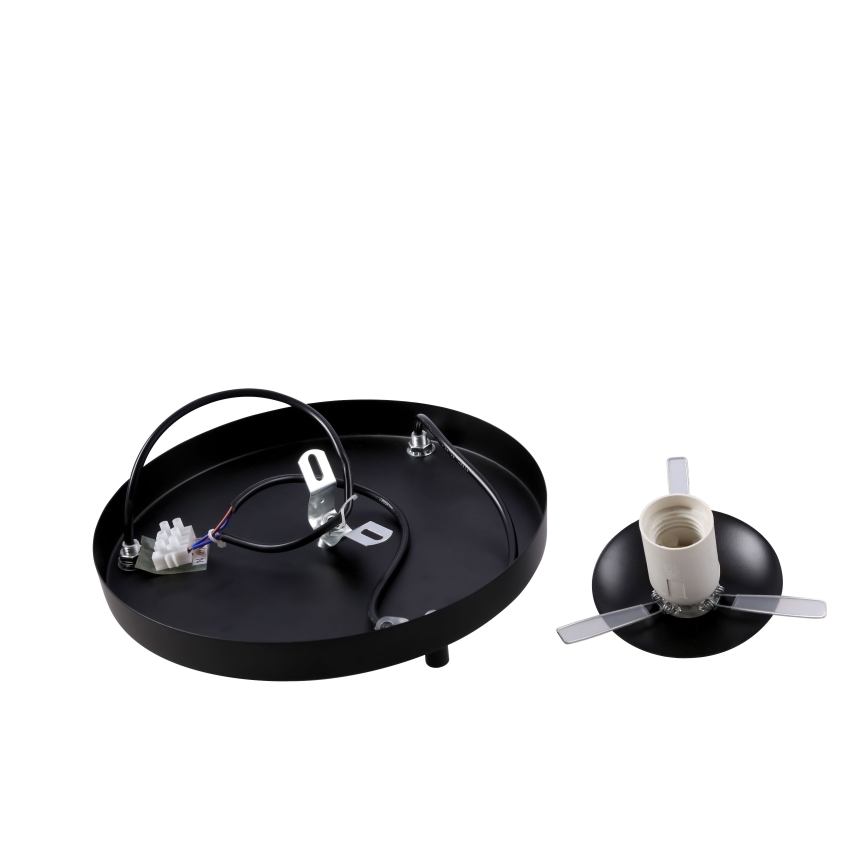 BRILAGI - Hanglamp aan kabel POLOS 3xE27/40W/230V Ø 42 cm zwart