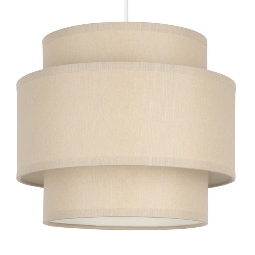 Brilagi - Hanglamp aan kabel RESNA 2xE27/60W/230V Ø 30 cm beige