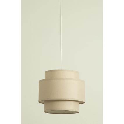 Brilagi - Hanglamp aan kabel RESNA 2xE27/60W/230V Ø 30 cm beige