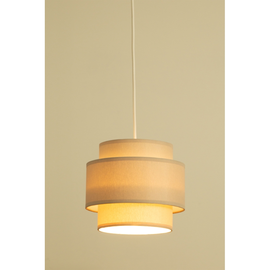 Brilagi - Hanglamp aan kabel RESNA 3xE27/60W/230V Ø45 cm beige