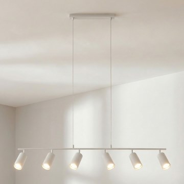 Brilagi - Hanglamp aan kabel SELE 6xGU10/30W/230V wit