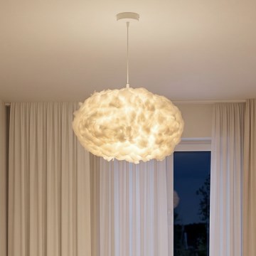 Brilagi - Hanglamp aan kabel SOLEAIR 2xE27/40W/230V Ø 60 cm wit