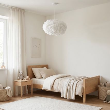 Brilagi - Hanglamp aan kabel SOLEAIR 2xE27/40W/230V Ø 60 cm wit