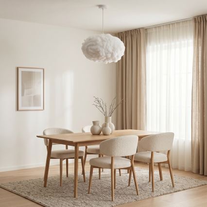 Brilagi - Hanglamp aan kabel SOLEAIR 2xE27/40W/230V Ø 60 cm wit