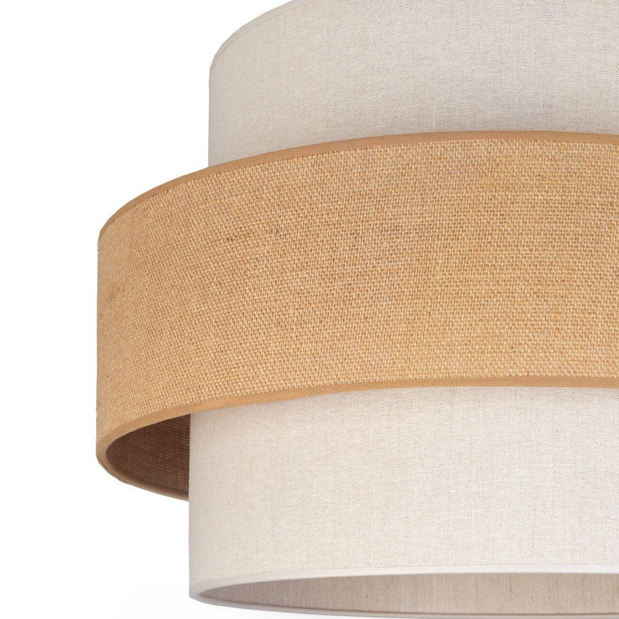 Brilagi - Hanglamp aan kabel SPACE 1xE27/60W/230V Ø 40 cm beige/crème