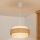 Brilagi - Hanglamp aan kabel SPACE 1xE27/60W/230V Ø 40 cm beige/crème