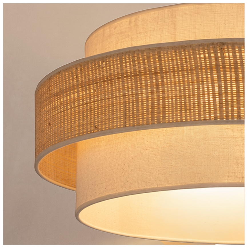 Brilagi - Hanglamp aan kabel SPACE 1xE27/60W/230V Ø 40 cm beige/crème