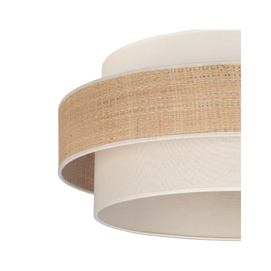 Brilagi - Hanglamp aan kabel SPACE 1xE27/60W/230V Ø 40 cm beige/crème