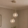 Brilagi - Hanglamp aan kabel STELLA 2xE27/60W/230V beige/goud